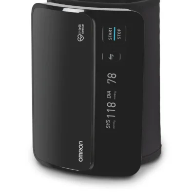 Omron Evolv Автоматичен апарат за кръвно налягане За марката OMRON Healthcare е марката Световен No.1 в цифровите апарати за кръвно налягане, с над 200 милиона продадени апарата за кръвно налягане, както и небулайзерите за респираторна терапия. Другите основни категории продукти на компанията са нискочестотна апаратура за болкотерапия, електронни термометри и монитори зао композиция на тялото. В продължение на много десетилетия устройствата на OMRON са помогнали на хората да предотвратяват, лекуват и управляват своите медицински състояния както у дома, така и в клиничната практика в над 110 страни по света. OMRON Healthcare Group е със седалище в Киото, Япония. OMRON Healthcare Europe B.V. е секторът на здравеопазването за Европа, Русия, Близкия изток и Африка и осигурява обслужване на клиенти в повече от 74 страни.Omron Evolv Автоматичен апарат за кръвно налягане Главен офис Хуфдорп: Холандия(от 1998г.) Ние от OMRON Healthcare обещаваме да сведем до минимум въздействието на вашите здравословни проблеми и да ви позволим да живеете по-пълноценен и активен живот с продуктите, които предлагаме.Omron Evolv Автоматичен апарат за кръвно налягане Ние ще продължим да се развиваме и да ви помагаме да живеете за напред с нулев компромис към по-свободен и по-възнаграждаващ живот. Omron Healthcare помага на хората да живеят по-свободен и по-пълноценен живот. В областта на клинично доказаното и иновативно медицинско оборудване за здравен мониторинг  Omron Healthcare са световен лидер. Те са на първо място в цифровите апарати за кръвно налягане. С техните 200 милиона продадени апарата за кръвно налягане. Omron помагат на хората да лекуват и управляват своите медицински състояния ефективно. Техните продукти са създадени с най-новите технологии, осигуряващи максимална точност и прецизност. Omron Evolv Автоматичен апарат за кръвно налягане Мисията на Omron? Седалището на Omron е в Киото, Япония. Тяхната мисия е да помагат за реализирането на здравословен и спокоен живот. Доказателсто за следването на тяхната мисия са именно иновативните продукти на Omron. Omron Evolv Автоматичен апарат за кръвно налягане Иновативни продукти подходящи за всеки дом Omron предлагат широка гама продукти. Те включват апарати за кръвно налягане,  термометри, инхалатори, електронни везни и други. Екологични и устойчиви практики Бранда е посветен на запазване на екологичната устойчивост на компания. Те използват екологично чисти материали и се стремят да намалят въглеродния си отпечатък. Omron Evolv Автоматичен апарат за кръвно налягане Погрижете се за вашето здраве от рано и разгледайте разнообразната гама продукти на Omron  в нашия онлайн магазин aptekata.online ЧЕСТО ЗАДАВАНИ ВЪПРОСИ Как да избера правилния апарат за кръвно налягане на Omron? При избирането на правилния на апарат за кръвно налягане е важно да се консултирате със здравен специалист и да изберете модел, който да отговаря на вашите нужди и предпочитания. Omron предлага разнообразие от модели, включително модели за горна и долна ръка. Каква е точността на апаратите за кръвно налягане на Omron? Апаратите за кръвно налягане на Omron са клинично доказани и осигуряват висока точност Много от тях са одобрени от здравни организации по целия свят. Omron Evolv Автоматичен апарат за кръвно налягане Мога ли да използвам продуктите на Omron, ако имам специфични здравословни състояния? Да, Omron предлагат продукти, които са подходящи за хора с различни здравословни състояния. Винаги се консултирайте с лекар преди да използвате нов медицински уред. Omron Evolv Автоматичен апарат за кръвно налягане Какви са гаранционните условия на продуктите на Omron? Omron предлага различни гаранционни условия в зависимост от продукта. Обикновено гаранцията покрива производствени дефекти и предоставя сервизна поддръжка.Omron Evolv Автоматичен апарат за кръвно налягане Къде мога да закупя продуктите на Omron? Можете да закупите продуктите на Omron от лицензирани магазини и аптеки, както и онлайн в различни платформи, включително в нашия онлайн магазин aptekata.online.