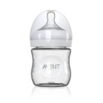 Avent Natural Стъклено шише x120 мл и биберон с 1 дупка 0+ месеца