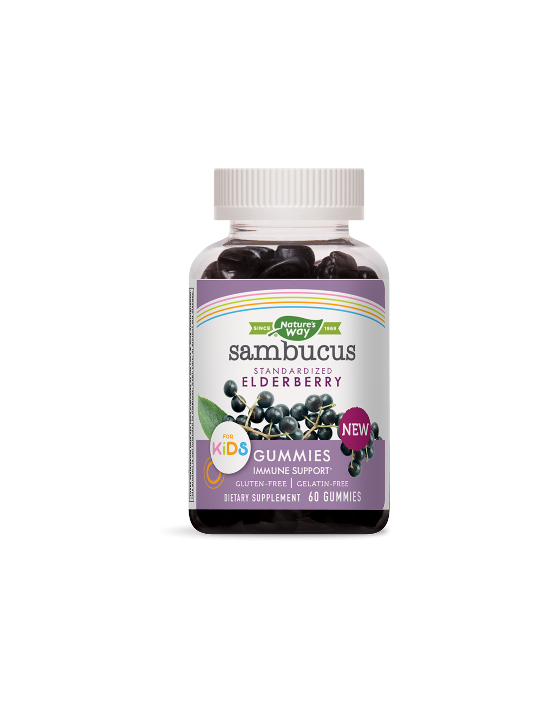 sambukus-gami-za-detsa-25-mg.png Natures Way Самбукус за деца x 60 желирани таблетки - Image 1