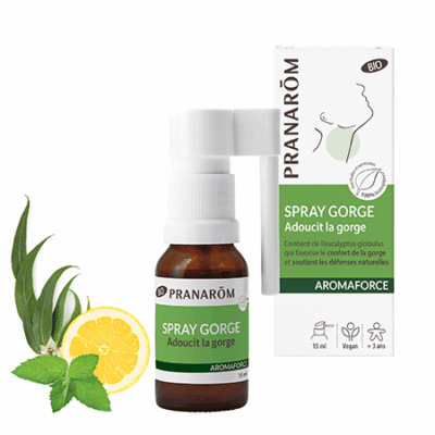 PRANAROM AROMAFORCE спрей за гърло 15 мл
